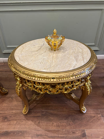 Ida Round Marble Top Coffee Table