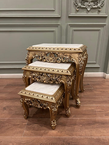 Cora Marble Top Nest of Tables
