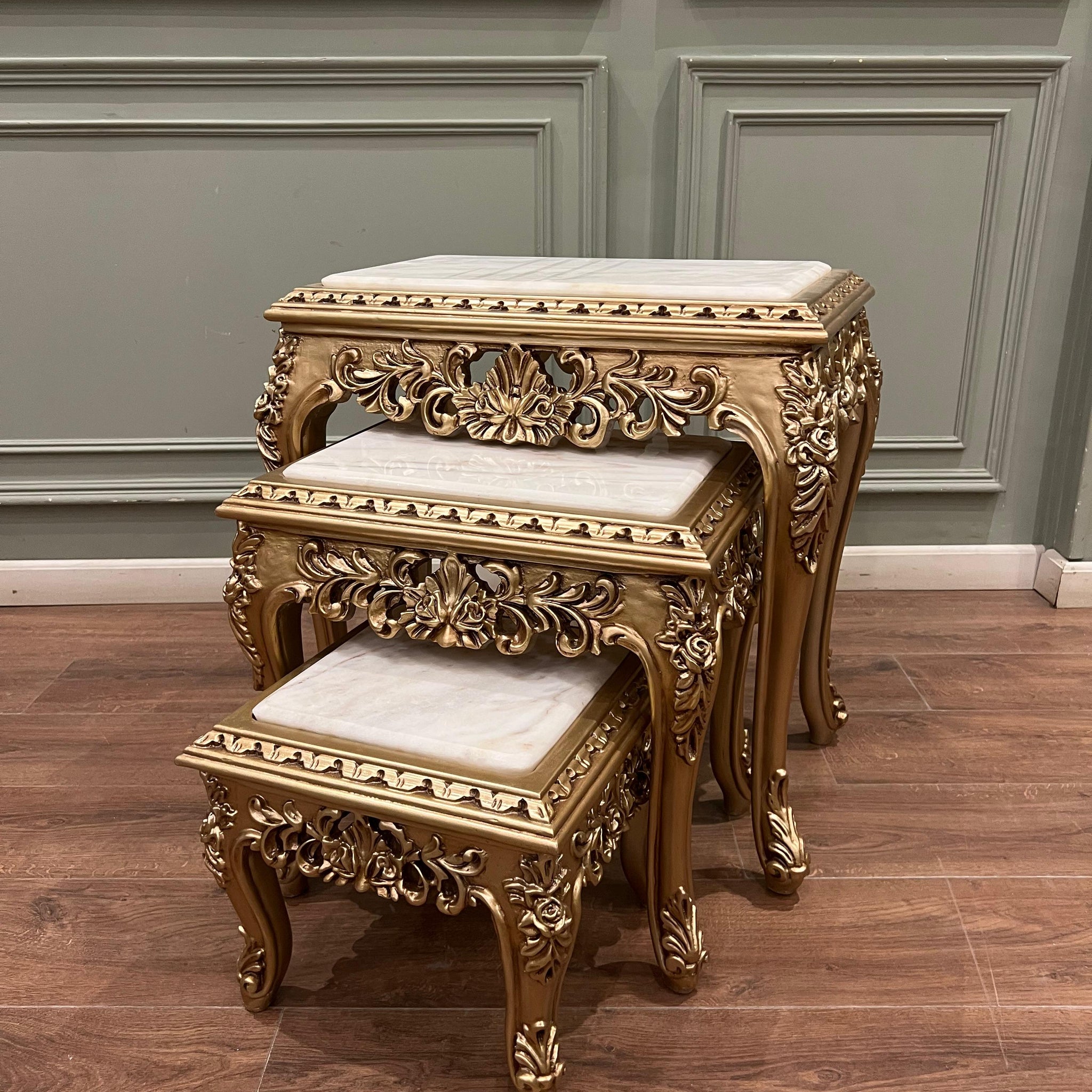 Cora Marble Top Nest of Tables